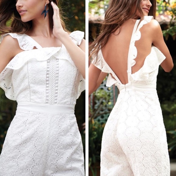 Fiona Eyelet Jumpsuit - Picture 2 of 10